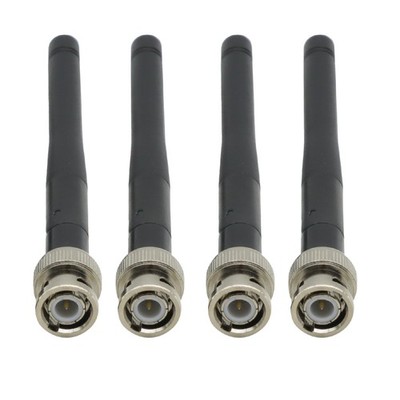 4PC UHF Antenna with BNC For Sennheiser Evolution EW100/300 G3 Series Receiver