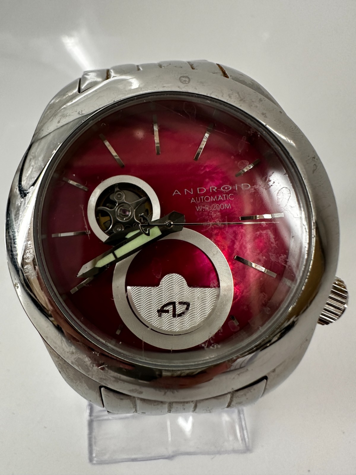 Android AD803 Open Heart Automatic Stainless Stee… - image 2