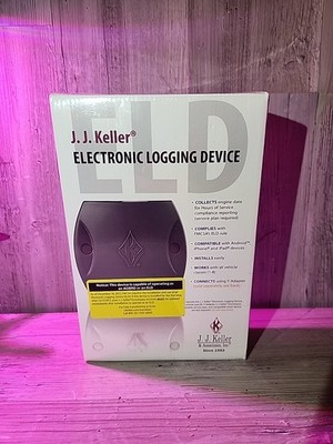 J.J. Keller ELD Electronic Logging Device + ELD Cable 51078 51101 New Box  J. J.
