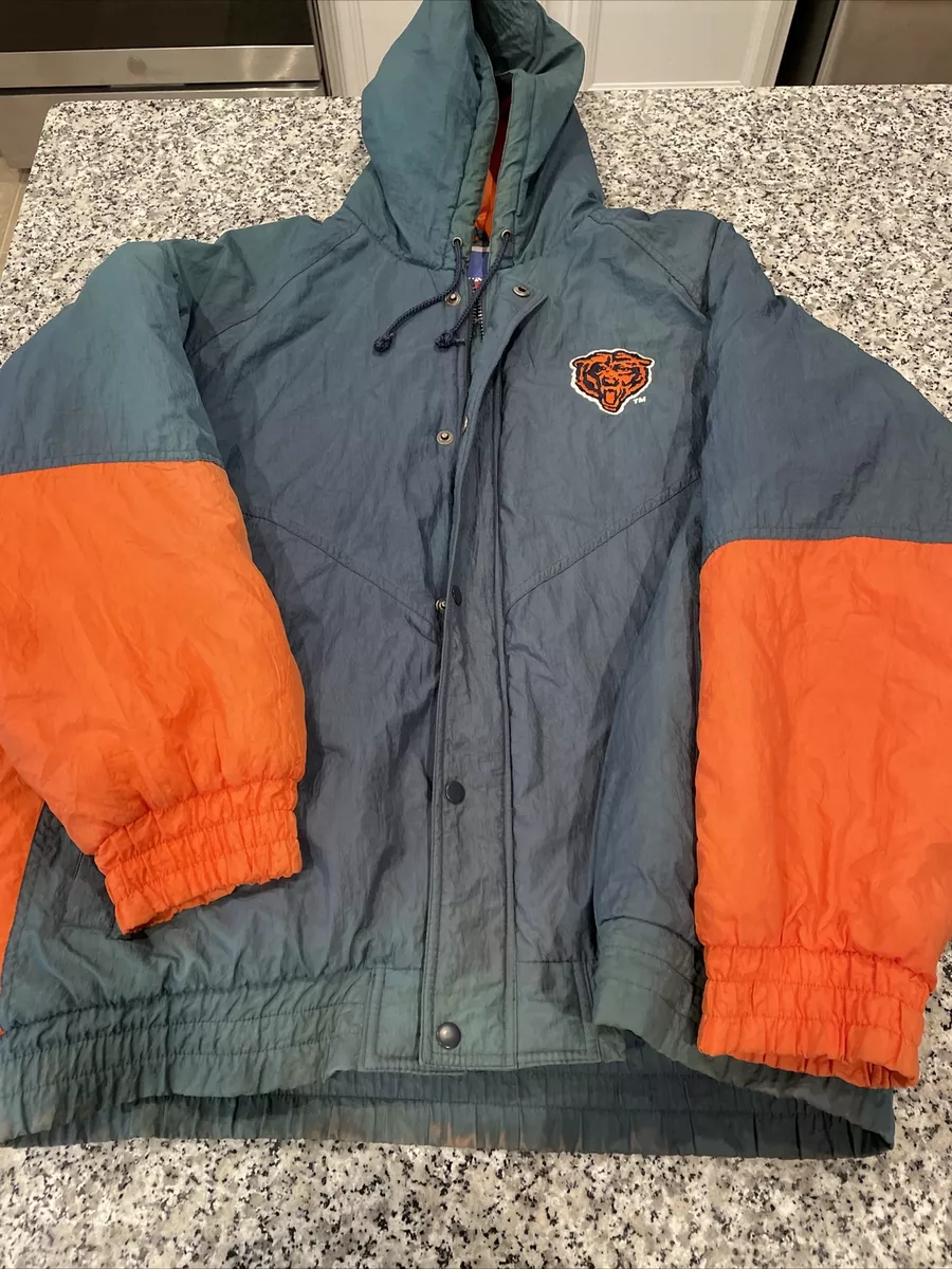 Vintage NFL Game Day Chicago Bears Winter Jacket XL Competitor