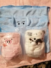 Baby blanket pink snuggy new Soft fluffy fleece