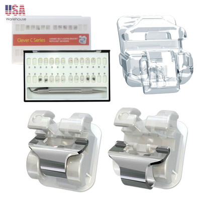 Dental Damon Clear Orthodontic Brackets AO Empower Self Ligating Ceramic Braces