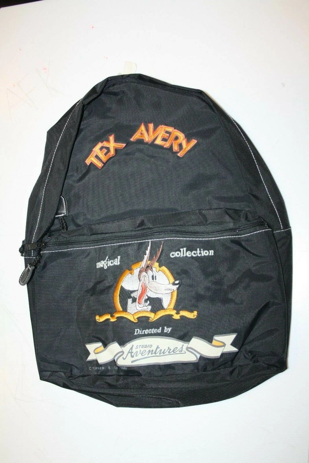 Tex Avery Backpack Black New Vintage 1991 Comic