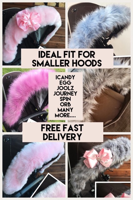 pram fur hood ebay