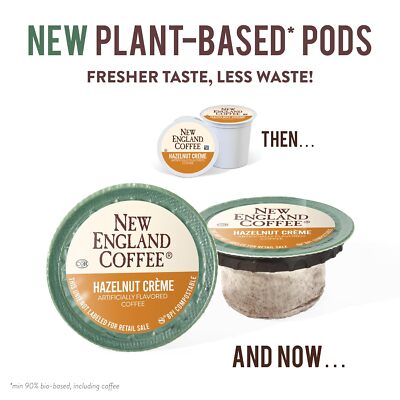 New England Hazelnut Creme Coffee 24 to 144 Keurig K cups Pick Any Size