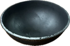 Pipe caps: domed steel weld on 3 1/2"