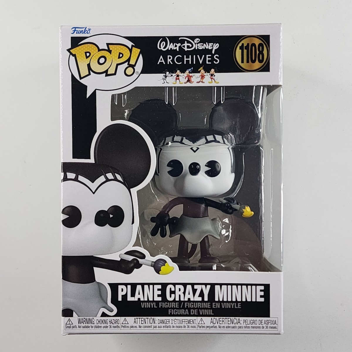 Funko POP Plane Crazy Minnie Mouse #1108 Walt Disney Archives