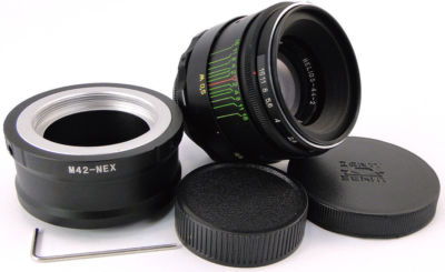 MINT  Virtually NEW! HELIOS 44-2 Lens + Adapt. E-Mount Sony A 7 7R 7S II III A9