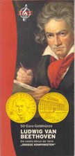50 Euro GOLD 2005 " LUDWIG VAN BEETHOVEN "   *Folder*