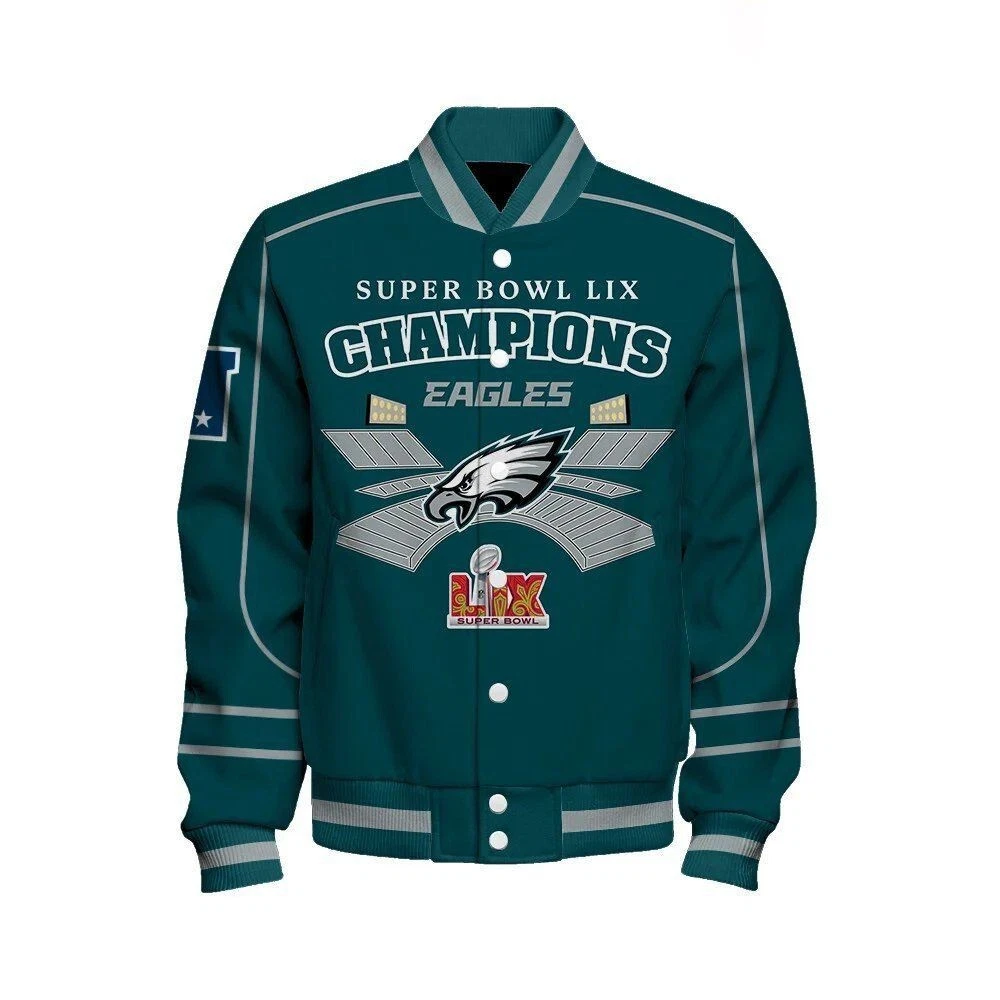 Philadelphia Eagles Super Bowl Lix The New King Jacket, Gift For Fan