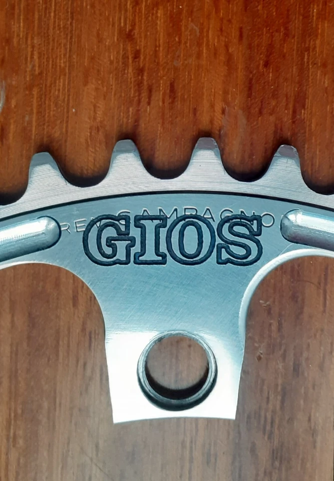 Campagnolo Super Record vintage corona 52 denti pantografata GIOS - Immagine 2 di 4