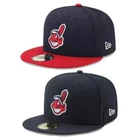 NEW Cleveland Indians CLE MLB Men's 59FIFTY Fitted Cap - 5950 Hat #AT