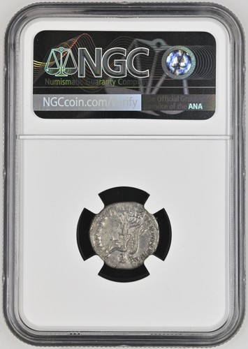 Roman Empire - Antoninus Pius - AD 138-161 - Silver Denarius - NGC AU - Picture 2 of 4