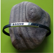 Kautschuk Armband - Timeless - 925/Sterling S...