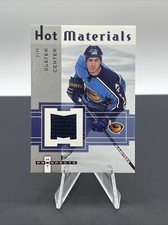 2005-06 Hot Prospects Hot Materials Jim Slater Rookie JERSEY Thrashers