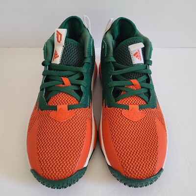 Adidas Dame 8 Miami Hurricanes Basketball Shoes GZ9712 Size 8