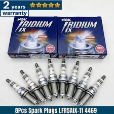 8Pcs NGK LFR5AIX-11 Iridium Spark Plugs For Hyundai Nissan Infiniti Yamaha 4469