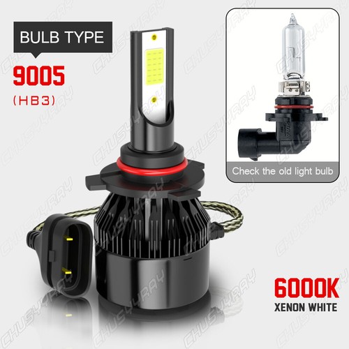 Para Para Chevy C10 C/K 1500 Tahoe Silverado 9005 9006 Faros 1994-1998 LED - Imagen 3 de 12