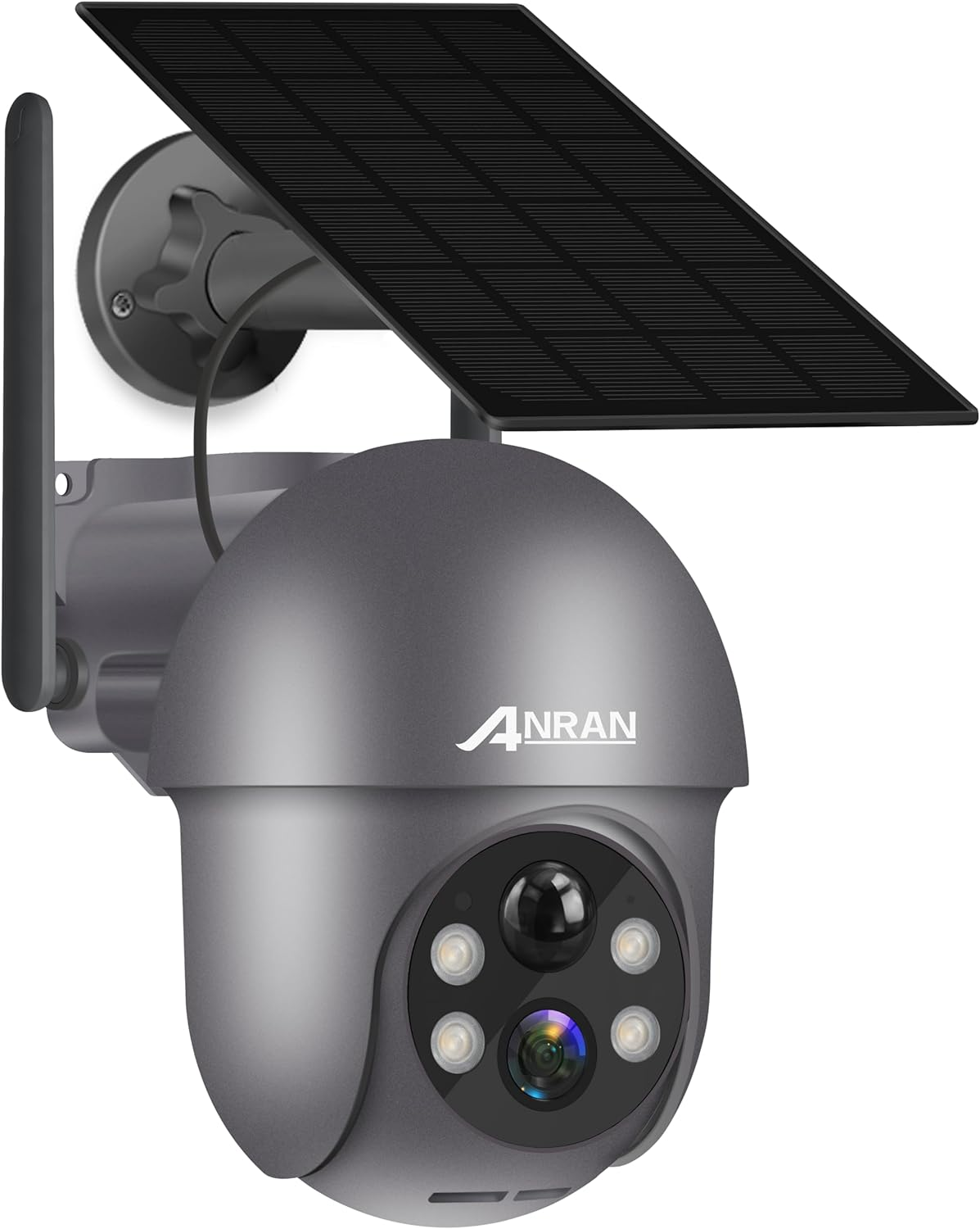 Security Camera Wireless Outdoor with 360° View, 2K Solar Outdoor Camera with Sm-image