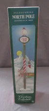 1993 Santa's Best Telescoping North Pole Lamp Post Christmas Decoration Light