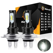 2pcs H7 Led Headlight Bulbs Kit High Low Beam 6500k Super White 20000lm Lights