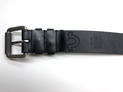 【完売・新品】Vuja de Rell Two Prong Belt 墨黒 RELL TWO PRONG BELT IN WAXED LEATHER | Why are you here?