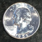 1956 Silver Washington Quarter Original Uncirculated - High Quality Scans #P595
