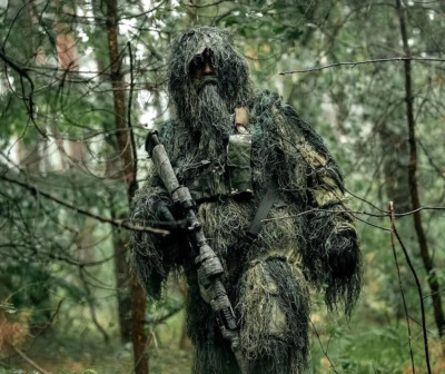 Tarnkikimora Mil-Tec Ghillie, Goblin Tarnanzug für Militär Oliva