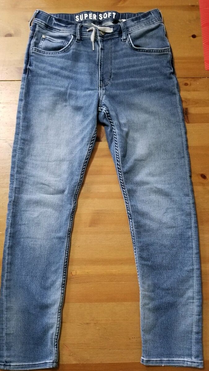 H&amp;M Boy&#039;s Super Soft Denim Joggers Jeans Pants Size EUR 152 - US 11-12YR EUC! eBay