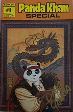 Panda Khan Special #1 (1990) Abacus Press Comic Book "SIGNED"