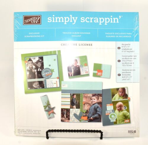 KIT SIMPLY SCRAPPIN " LICENZA CREATIVA " PROGETTATO PER SCRAPBOOKING 12 X 12 - Foto 4 di 14