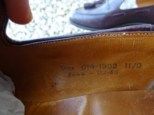 SCHÖNES PAAR GRENSON QUASTEN HALBSCHUHE SCHUHE HERGESTELLT IN ENGLAND TOP ZUSTAND 11 D - Bild 6 von 9