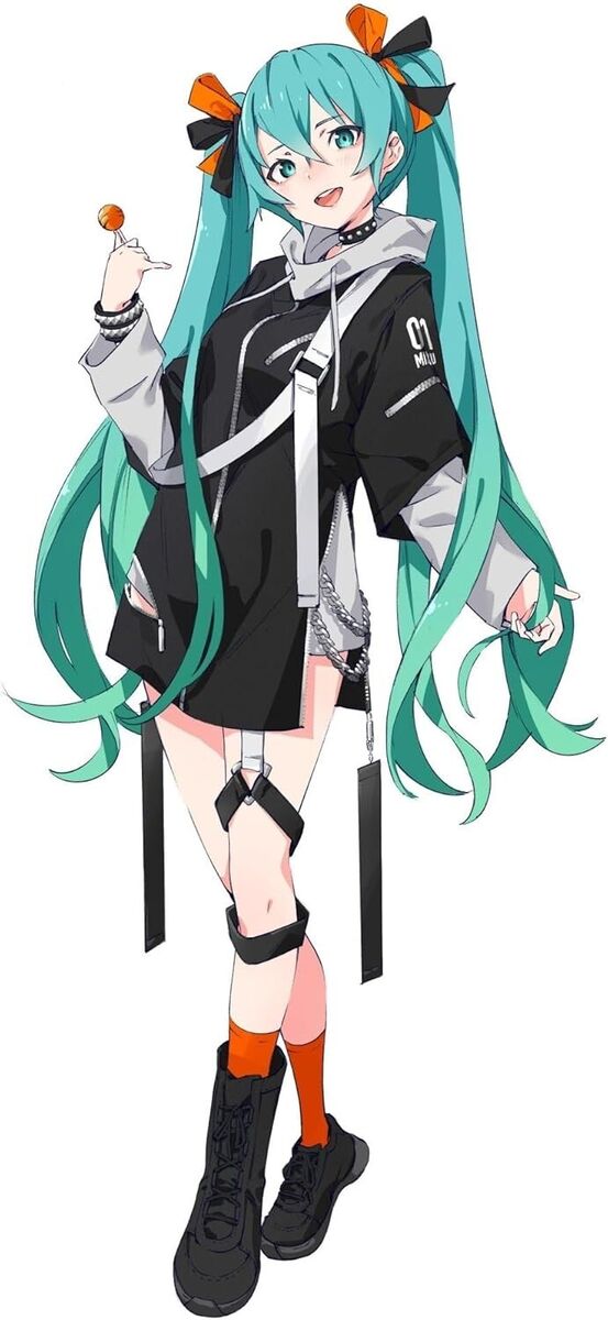 Hatsune Miku Fashion figure Punk ver. TAITO Japan Official Hatsune Miku Fashion figure Punk ver. TAITO Japan Official