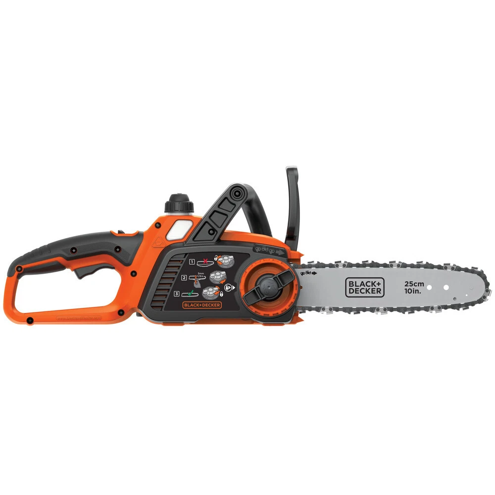 Black & Decker LCS1020 20V MAX Brushed Li-Ion 10 in. Chainsaw Kit