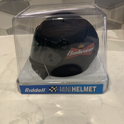 Dale Earnhardt Jr Budweiser (Matte Black) Riddell Mini Helmet!!!