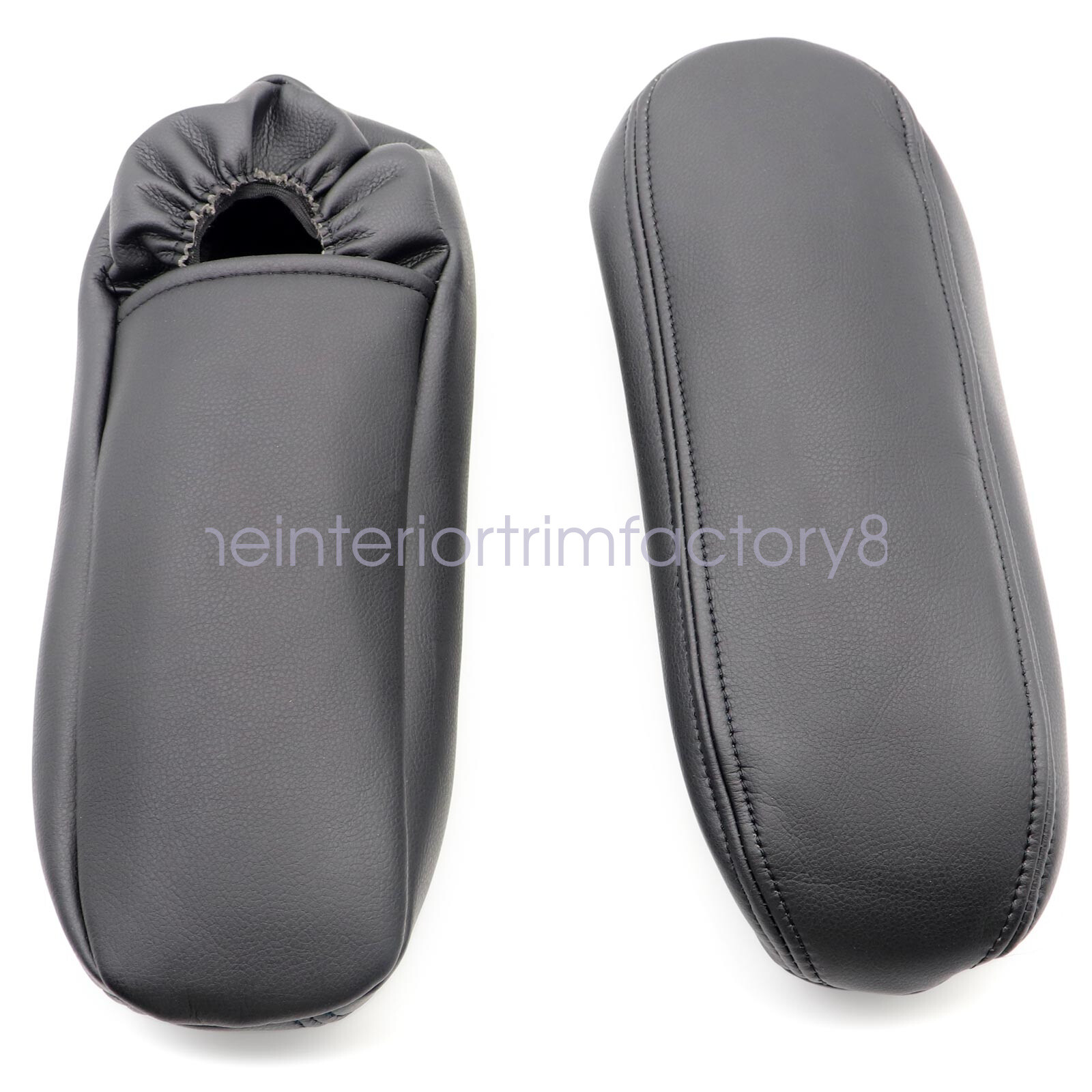 Front Bottom Top Perforated Leather Seat Cover For 2002-2007 Ford F250 F350 XLT