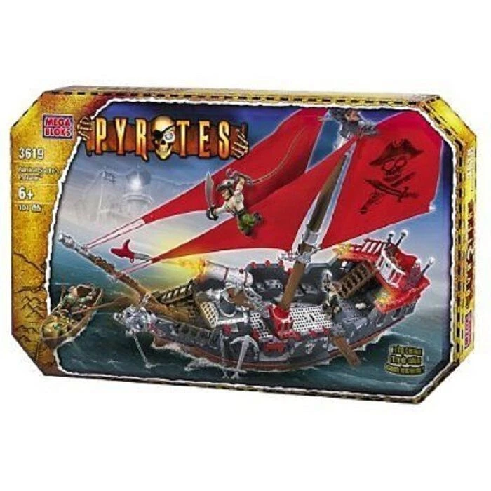 Mega Bloks Pyrates Admiral Scathe s Predator 3619 eBay