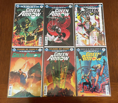 Lot - Green Arrow (DC Comics 2012 New 52) 1st Print - #5, 6, 7, 8, 9, 10 (NM)