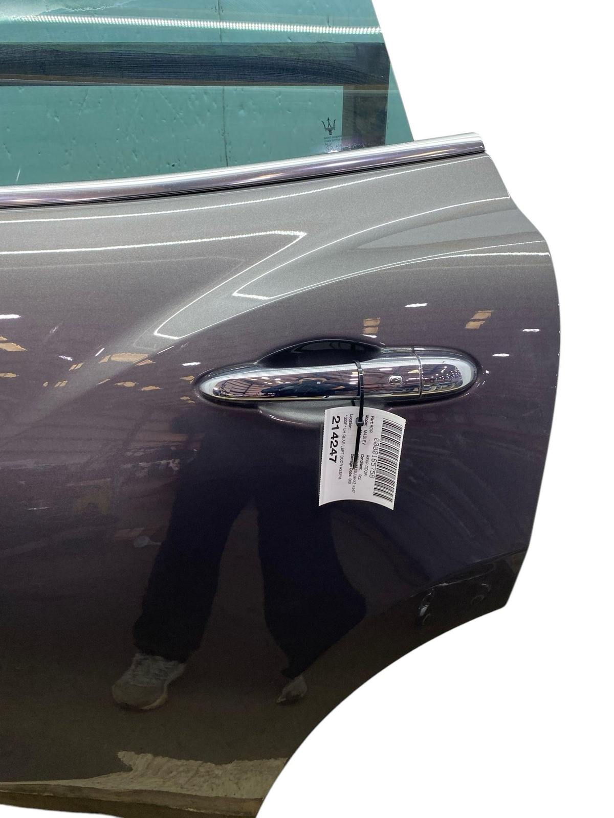 2017-2024 MASERATI LEVANTE M161 OEM REAR LEFT DOOR ASSEMBLY |GRIGIO MARATEA (571