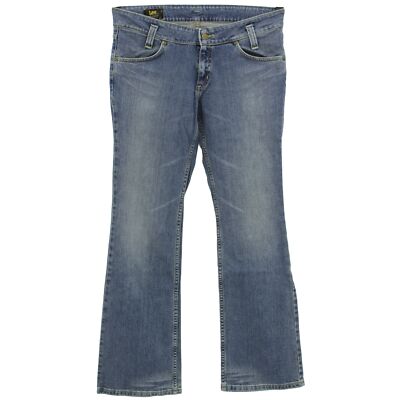 #7084 LEE Damen Jeans Hose LEOLA mit Stretch blue blau 34/33