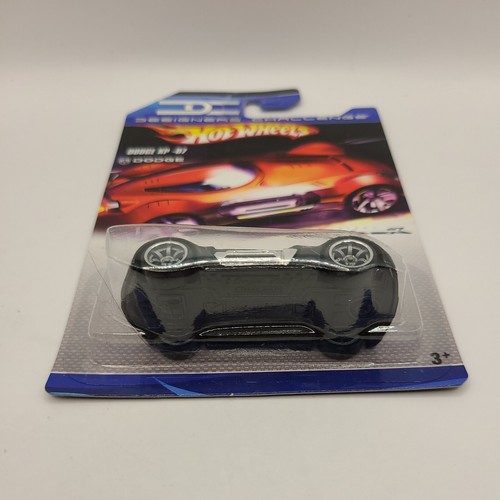 HOT WHEELS DESIGNERS CHALLENGE BLACK WITH FLAMES DODGE XP-07! - Picture 6 of 6