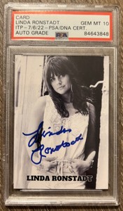 LINDARONSTADT サイン入り Linda Ronstadt Autograph | eBay