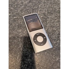 Apple iPod Nano 4th Gen Silver 8GB MP3 Player Model A1285 Untested