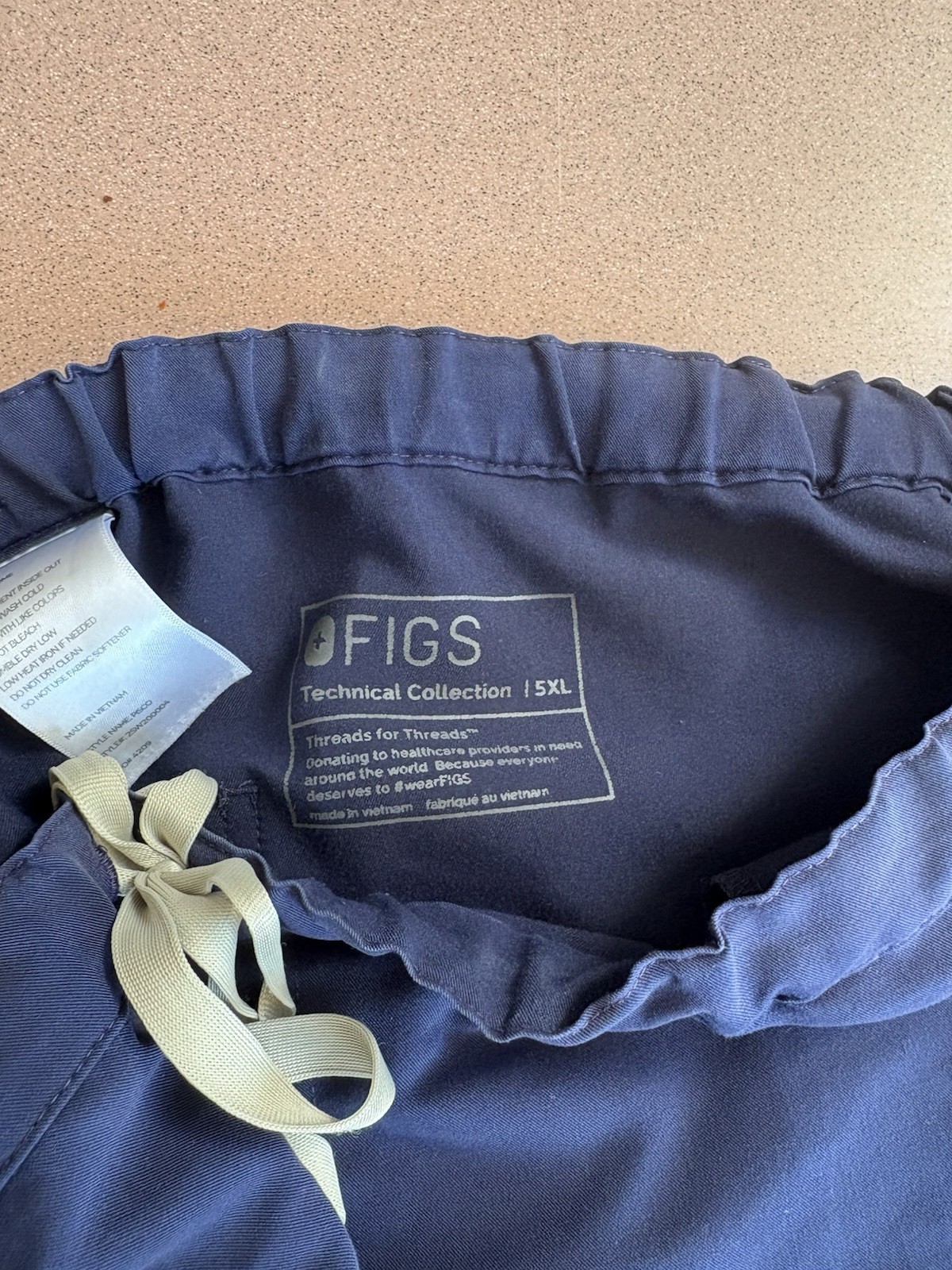 Figs Scrubs Technical Collection (Lot Of 11) Mens Navy Blue 5XL image 4