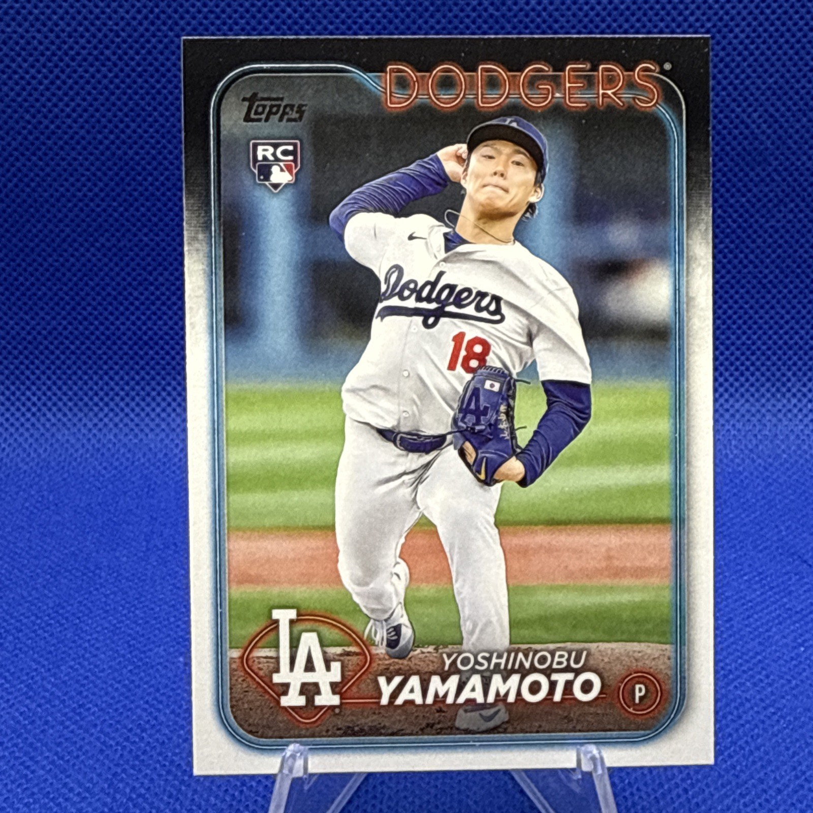 2024 Topps Series 2 Yoshinobu Yamamoto (RC) #553 Los Angeles Dodgers WS MVP!
