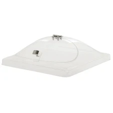 Cal Mil Square Clear Plastic Dome Cover - 12"L x 12"W x 4 1/2"H