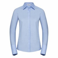 Russell Damen Stretch-Bluse / Bluse / Arbeitsbluse, Langarm (BC2736)