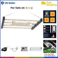 LED Grow Light 2x2ft Full Spectrum Dimmable Indoor Plants Hydroponic Veg