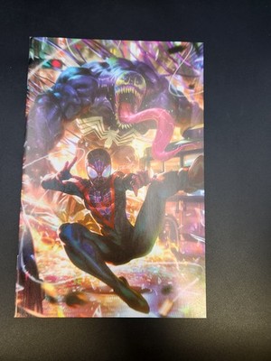 Miles Morales Spider-Man #3 Derrick Chew Exclusive Virgin Venom 2023/ SHIPS FREE