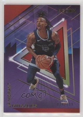 2020-21 Panini Recon Holo Red 34/199 Ja Morant #4 10qe